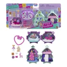 Polly Pocket, Świąteczny zestaw kompaktowy, zestaw z laleczką i akcesoriami