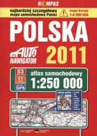 Polska. Auto nawigator 2011. Atlas samochodowy w skali 1:250 000