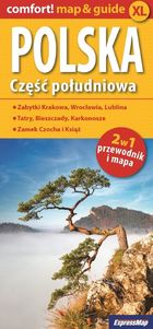 Polska. Część południowa 2w1. Laminowany przewodnik i mapa