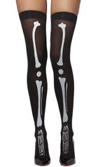 Pończochy, kościotrup i kości