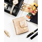 Portfel, beżowy, skóra ekologiczna, Peterson