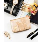 Portfel, beżowy, skóra ekologiczna, Peterson