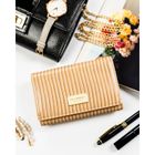 Portfel, beżowy, skóra ekologiczna, Peterson