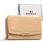 Portfel, beżowy, skóra ekologiczna, Rovicky