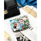 Portfel, biały, skóra ekologiczna, Peterson