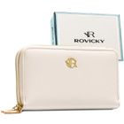 Portfel, biały, skóra ekologiczna, Rovicky