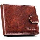 Portfel, brązowy, skóra ekologiczna, 4U Cavaldi