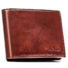 Portfel, brązowy, skóra ekologiczna, 4U Cavaldi