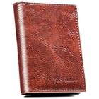 Portfel, brązowy, skóra ekologiczna, 4U Cavaldi