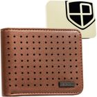 Portfel, brązowy, skóra ekologiczna, Peterson