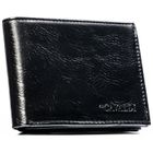 Portfel, czarny, skóra ekologiczna, 4U Cavaldi