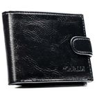 Portfel, czarny, skóra ekologiczna, 4U Cavaldi