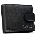 Portfel, czarny, skóra ekologiczna, 4U Cavaldi