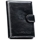 Portfel, czarny, skóra ekologiczna, 4U Cavaldi