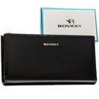 Portfel, czarny, skóra ekologiczna, Rovicky