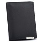 Portfel, czarny, skórzany, 4U Cavaldi