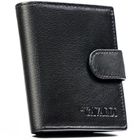 Portfel, czarny, skórzany, 4U Cavaldi