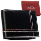 Portfel, czarny, skórzany, RFID, Always Wild