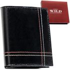 Portfel, czarny, skórzany, RFID, Always Wild