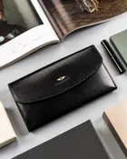 Portfel, czarny, skórzany, RFID, Peterson