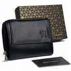 Portfel, czarny, skórzany, RFID, Rovicky