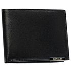 Portfel, czarny, skórzany, Ronaldo