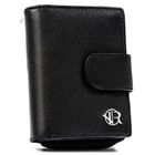 Portfel, czarny, skórzany, Rovicky