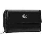 Portfel, czarny, skórzany, Rovicky