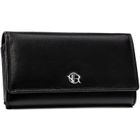 Portfel, czarny, skórzany, Rovicky
