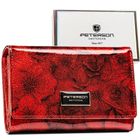 Portfel, czerwony, Peterson
