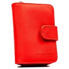 Portfel, czerwony, skóra ekologiczna, 4U Cavaldi