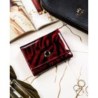 Portfel, czerwony, skóra naturalna i ekologiczna, Peterson