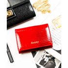 Portfel, czerwony, skórzany, Rovicky