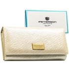 Portfel, ecru, Peterson