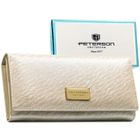 Portfel, ecru, Peterson