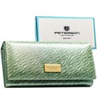 Portfel, jasnozielony, Peterson