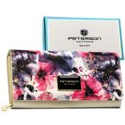 Portfel, mix, skóra naturalna i ekologiczna, Peterson