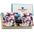 Portfel, mix, skóra naturalna i ekologiczna, Peterson