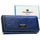 Portfel, niebieski, RFID, Peterson