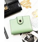 Portfel, zielony, skóra ekologiczna, Peterson