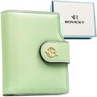 Portfel, zielony, skóra ekologiczna, Rovicky
