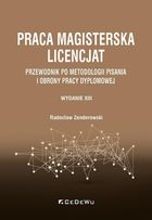 Praca magisterska. Licencjat