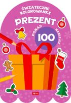 Prezent. Kolorowanka z naklejkami
