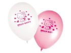 Procos, Hello Kitty, balony urodzinowe, serca, 28 cm, 8 szt.