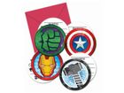 Procos, The Avengers, zaproszenia urodzinowe, 6 szt.