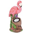 ProGarden, figurka ogrodowa flaming z reflektorem, 24-24-10,5 cm