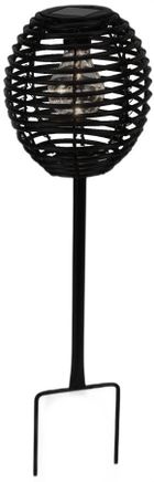 ProGarden, lampa solarna, czarna, 15-52 cm