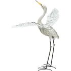 ProGarden, metalowa figurka ogrodowa żuraw, 123 cm