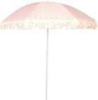 ProGarden, parasol plażowo-ogrodowy z frędzlami, czerwony, 174 cm