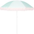 ProGarden, parasol plażowo-ogrodowy z frędzlami, zielony, 174 cm